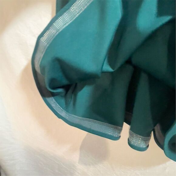 Girls Night Emerald Green Fit & Flare Party Dress By & By size 13 - Picture 4 of 11